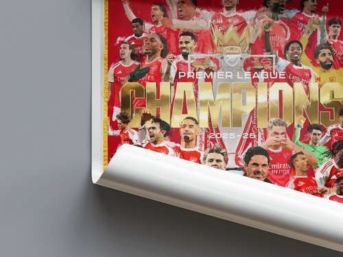 Arsenal Premier League Champions 2025/26 Poster